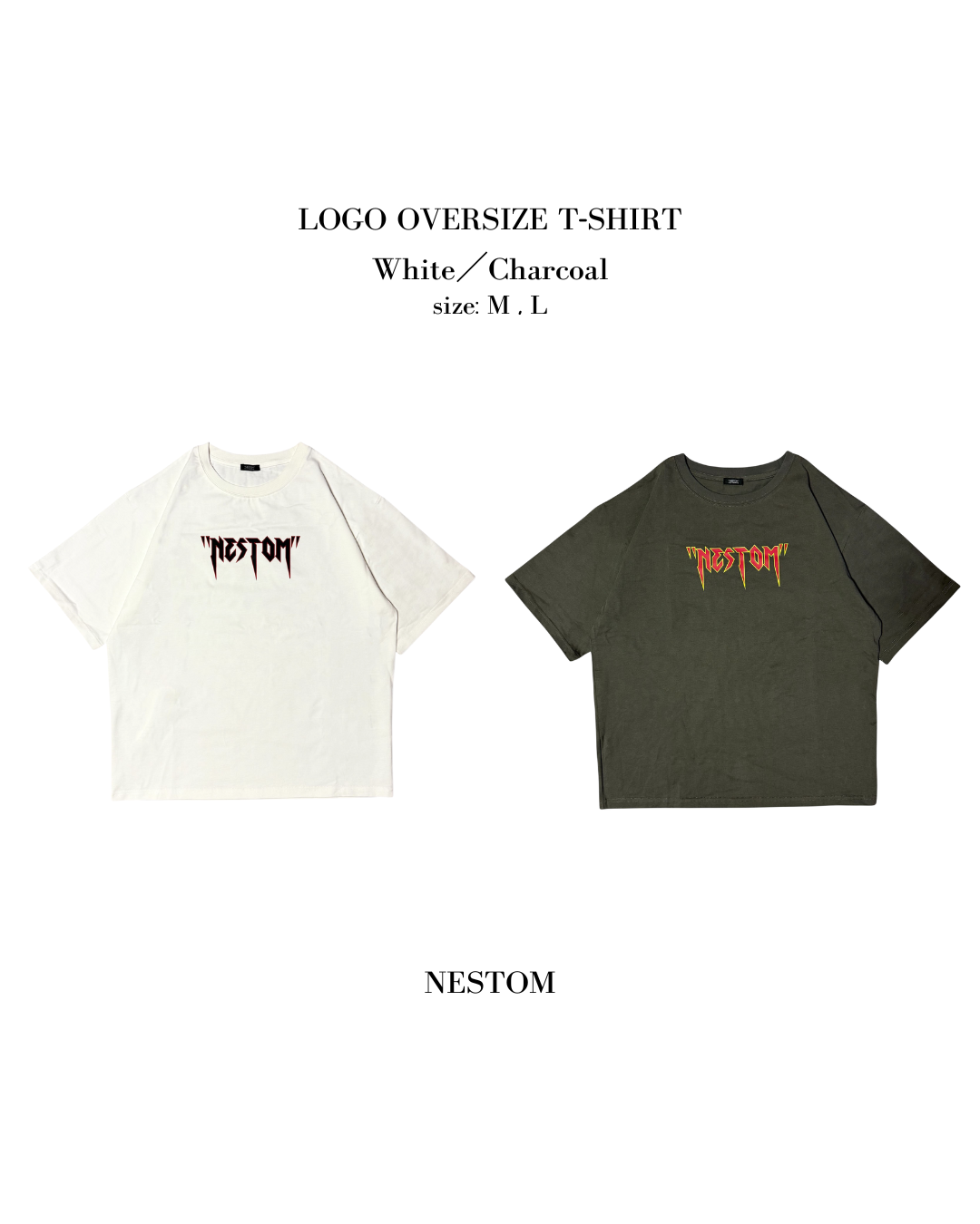 "NESTOM" OVERSIZE T-SHIRT 25SS
