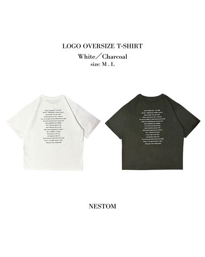 "NESTOM" OVERSIZE T-SHIRT 25SS